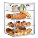 Vitrina de pastelaria SANKEU Bread Box 4 camadas ajustável