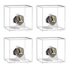 Vitrinas Championship Ring KALOPEZY 2,5 cm em acrílico x4