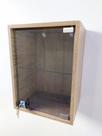 Vitrine 44x33x25 amadeirada