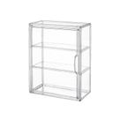 Vitrine BOHOIDEE de 3 camadas transparente para figuras em acrílico