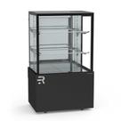 Vitrine Confeitaria Seca Vanguard Top 75 cm Preto CVTS750 220V - Refrimate
