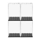 Vitrine EKIND para minifiguras, brinquedos de blocos de construção (4 unidades) Vitrine EKIND para minifiguras, brinquedos de blocos de construção (4 unidades)