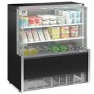 Vitrine Refrigerada 2 Placas Frias 1,07m Linha Aurora GPDA-110 PR Preta Gelopar - Vidro Reto + LED Vitrine Refrigerada 2 Placas Frias 1,07m Linha Aurora GPDA-110 PR Preta Gelopar - Vidro Reto + LED