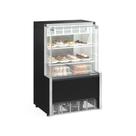 Vitrine Refrigerada Confeitaria Dupla Função Aurora GPEA075R Preto Gelopar 220v