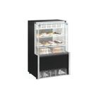 Vitrine Refrigerada Dupla Função Aurora Gelopar 75 cm GPEA-075R Preta - 220V