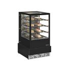 Vitrine Refrigerada Dupla Função Full Glass Low-E Linha Conveniência Gourmet GGER-070 PR c/ Iluminação LED Perimetral - Gelopar