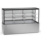 Vitrine Seca 1,90 Metros 2 Prateleiras Titanium Premium Inox VTPRS1900 2P 220V - Refrimate