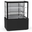 Vitrine Seca/Neutra 1,00m Titanium Premium 2P VTPRS-1000 Preta Refrimate - Iluminação LED Vitrine Seca/Neutra 1,00m Titanium Premium 2P VTPRS-1000 Preta Refrimate - Iluminação LED