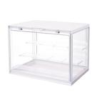 Vitrine Seewavom acrílico transparente à prova de poeira para bonecas de brinquedo