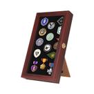 Vitrine VERANI 22x38 cm Porta de vidro de mogno
