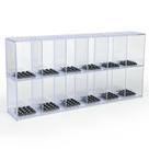 Vitrine WMM, bloco de construção de acrílico para minifiguras de Lego