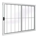 Vitro 2 Folhas 100x120 C/Grade Branco Linha Modular
