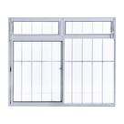 Vitro 2 Folhas Com Bandeira e Grade Branco - Linha 20:1.00x1.00