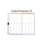 Vitro 2 folhas Com Grade Linha Branca e Brilhante L25:1.00 X 1.50