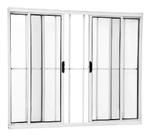 Vitro 4 Folhas 100x100 C/Grade Branco Vitro 4 Folhas 100x100 C/Grade Branco
