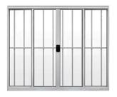 Vitro 4 Folhas 100x120 C/Grade Brilhante