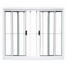 Vitro 4 Folhas C/GRADE 1.00x1.50 Branco L.18 Modular