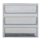 Vitrô Basculante 1 Seção 60x60cm Branco - 1486 - JANELLOT