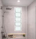 Vitro Basculante 100x40 Alumínio Branco Vidro Liso Lumineziri Vitro Basculante 100x40 Alumínio Branco Vidro Liso Lumineziri