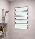 Vitro Basculante 100x60 Alumínio Branco Vidro Liso Lumineziri