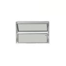 Vitro basculante 40x40 1 secao aluminio brilhante Vitro basculante 40x40 1 secao aluminio brilhante