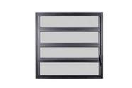 Vitrô Basculante 80 X 80 Aluminio Preto Vidro Boreal