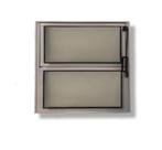 Vitro Basculante Para Banheiro Branco 40x40 Vidro Boreal