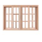 Vitrô Correr 4 Folhas Quadriculado de Madeira Mista Reto 1,20 X 1,00 Rodam Vitrô Correr 4 Folhas Quadriculado de Madeira Mista Reto 1,20 X 1,00 Rodam