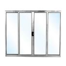Vitrô de 4 Folhas com Basculante e com Grade 120x 150 Metros - 0054 - JANELLOT