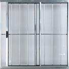 Vitro de Alumínio 2 Folhas 1,20 X 1,50 Com Grade Cor Brilhante Linha All Modular