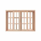 Vitro de Correr 4 Folhas Mista Reto - Com ferragens 1.60 x 1.00 - Hale