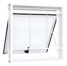 Vitro Maxim Ar Grade Quadriculada 50x50cm Aço Branco Max Ar Branco