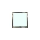 Vitro Projetante 60x60 Alumínio Brilhante Vidro Liso Lumineziri