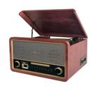 Vitrola Raveo Turner, Bluetooth, USB, 35W, Marrom - 90-09028