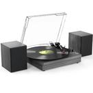 Vitrola Vinil Retrô Portátil Com Dois Altofalantes Estéreo E Bluetooth Para Discos De Vinil Bivolt Vitrola Vinil Retrô Portátil Com Dois Altofalantes Estéreo E Bluetooth Para Discos De Vinil Bivolt