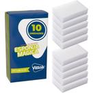 Vittak Kit 10 Esponjas Mágicas Melamina Brancas Limpeza Pesada Multiuso Desengordurante
