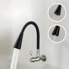 Vittak Torneira Cozinha Parede Flexível Preta Gourmet Metal 2 Jatos Giratória 360 Vittak Torneira Cozinha Parede Flexível Preta Gourmet Metal 2 Jatos Giratória 360