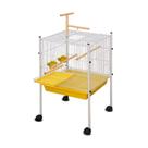 Viveiro Bragança Mini Play para Calopsita Branco e Amarelo Viveiro Bragança Mini Play para Calopsita Branco e Amarelo