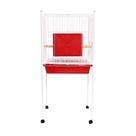 Viveiro Monaco Mini Malha Larga para Pássaros Vermelho