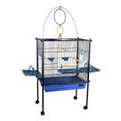 Viveiro para Calopsita Jel Plast Preto/Azul Triplex