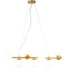 Vivendi Pendente Viv5031 P/7 Lamp G9 Dourado