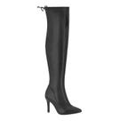 Vizzano Bota Cano Longo Over The Knee Stretch Ref. 3049.241 Preto Salto Alto Bico Fino