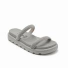 Vizzano Sandália Cinza Glitter Plataforma Tratorada Feminina - Vizzano Sandália Cinza Glitter Plataforma Tratorada Feminina -