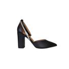 Vizzano Sapato Scarpin Salto Grosso 9 Cm Ref 1285.449 - Vizzano Sapato Scarpin Salto Grosso 9 Cm Ref 1285.449 -