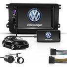 vKit Central Multimidia 2 Din Mp5 Bt Espelha New Beetle G7