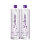 Vloss Kit Escova Progressiva Liss Volume Roxa 2x1L