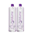 Vloss Kit Escova Progressiva Liss Volume Roxa 2x1L