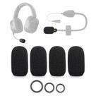 Voarmaks Kit com 4 Protetores de Espuma para Microfone com Anéis de Vedação e Filtro de Ruído Voarmaks Kit com 4 Protetores de Espuma para Microfone com Anéis de Vedação e Filtro de Ruído