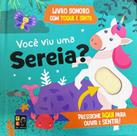 Você Viu Uma Sereia Livro Sonoro Com Toque E Sinta