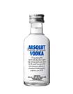 Vodka Importada Absolut Miniatura 50ML - Garrafa de Vidro